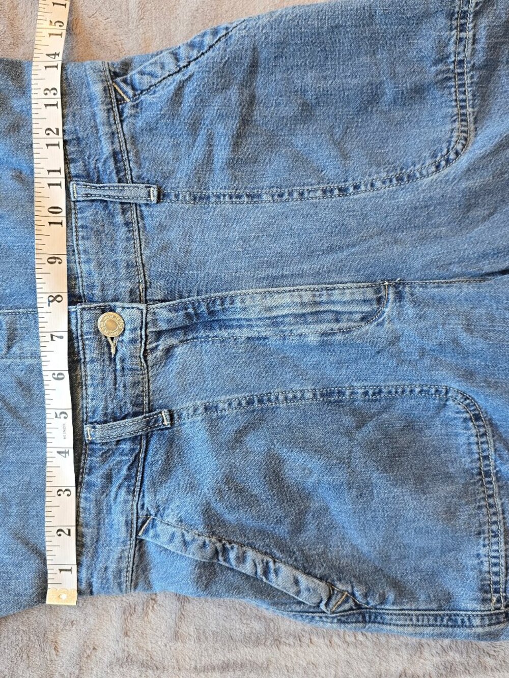 Mavi Ida Denim Utility Jumpsuit Boiler suit womans XS - Picture 7 of 11